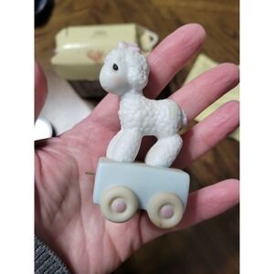 Precious Moments Birthday Train Age 1 Happy Birthday Little Lamb Figurine Boxed